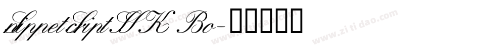 SnippetScriptSSK Bo字体转换